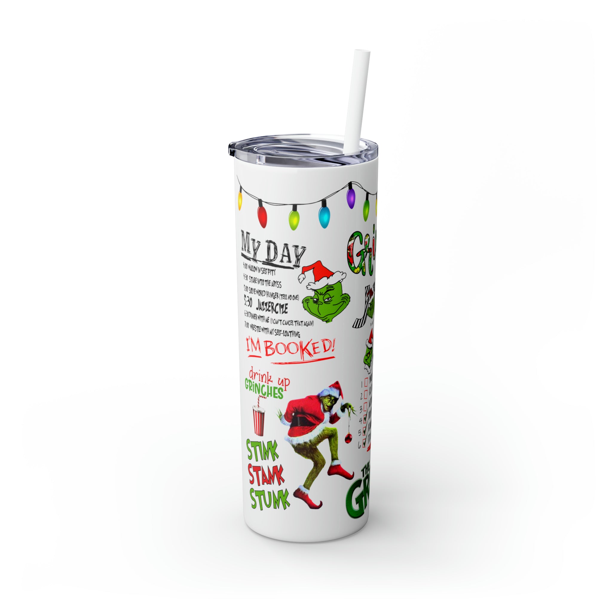 THE GRINCH who Stole Christmas 20 oz Skinny Tumbler