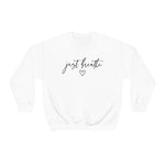 Just Breathe-Unisex Heavy Blend Crewneck Sweatshirt