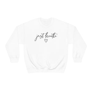 Just Breathe-Unisex Heavy Blend Crewneck Sweatshirt