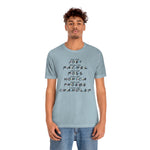 Eat like Joey-Unisex Jersey Short Sleeve Tee