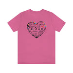 Friends Heart-Unisex Jersey Short Sleeve Tee