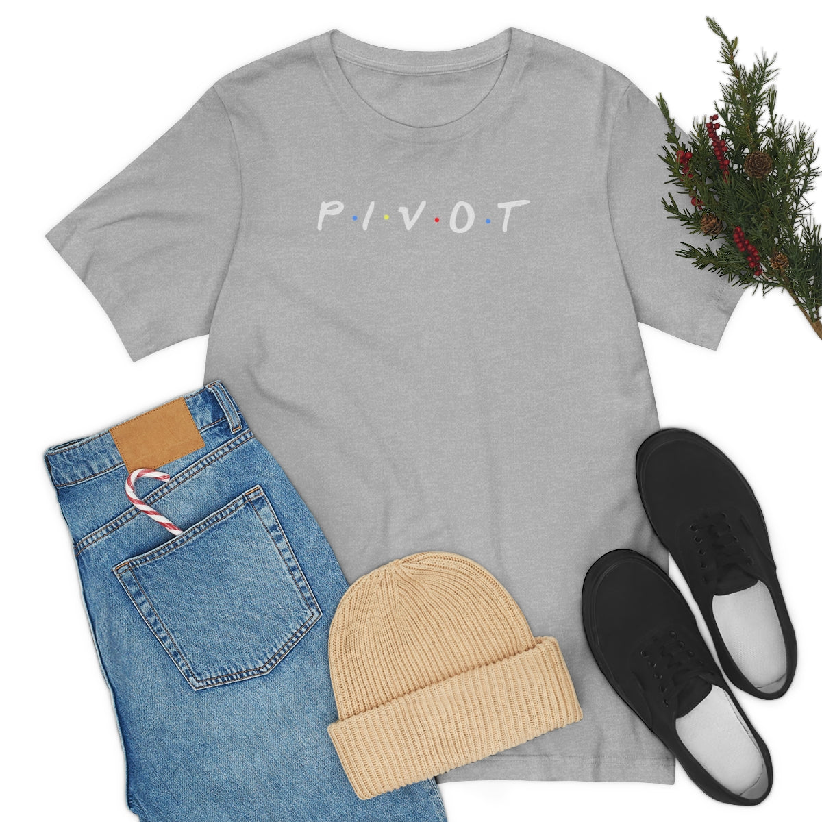 Pivot-Unisex Jersey Short Sleeve Tee