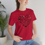 Friends Heart-Unisex Jersey Short Sleeve Tee