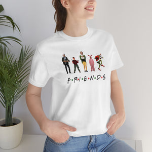 Christmas Friends-Unisex Jersey Short Sleeve Tee