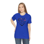 Friends Heart-Unisex Jersey Short Sleeve Tee