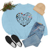 Friends Heart-Unisex Heavy Blend Crewneck Sweatshirt