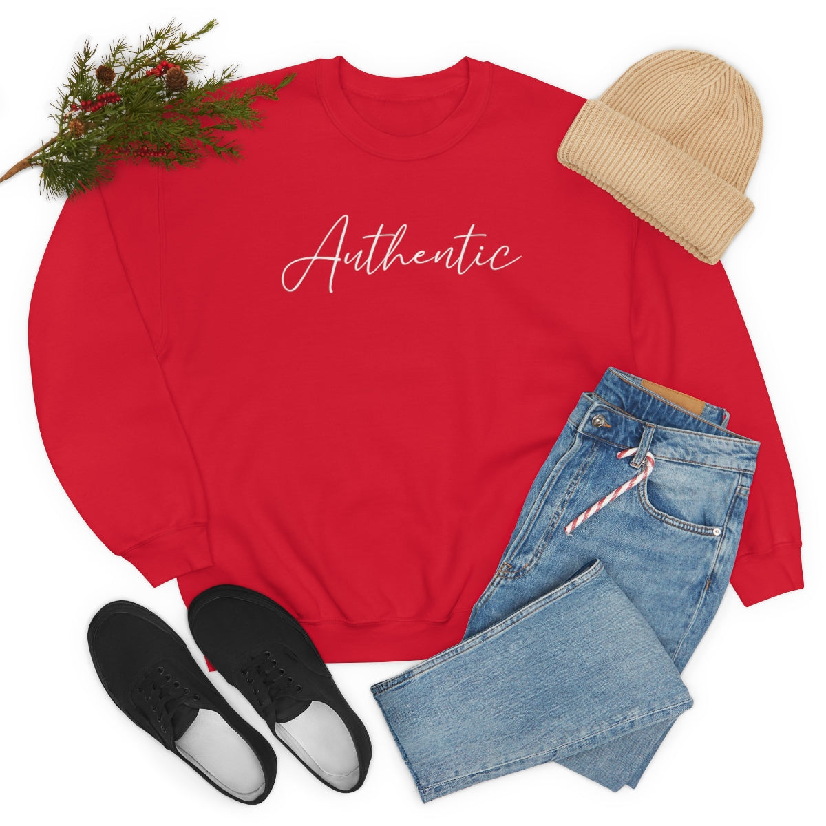 Authentic-Unisex Heavy Blend Crewneck Sweatshirt