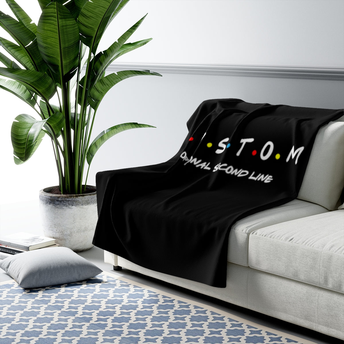 Custom Friends Sherpa Fleece Blanket