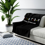 Custom Friends Sherpa Fleece Blanket