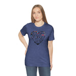 Friends Heart-Unisex Jersey Short Sleeve Tee