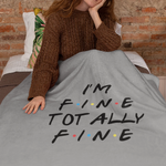 Custom Friends Sherpa Fleece Blanket