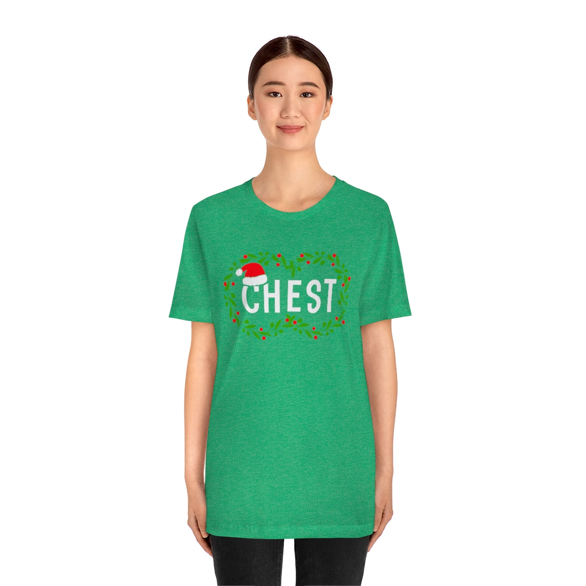CHEST of CHEST/NUTS Couples Shirts-Unisex Jersey Short Sleeve Tee