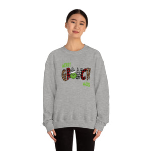 Merry Grinch Mas Shirt-Unisex Heavy Blend Crewneck Sweatshirt