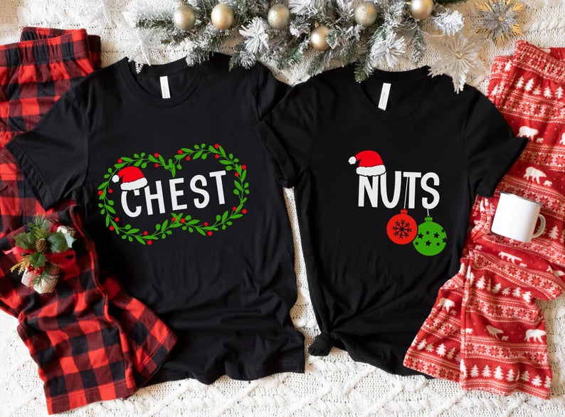 CHEST of CHEST/NUTS Couples Shirts-Unisex Jersey Short Sleeve Tee