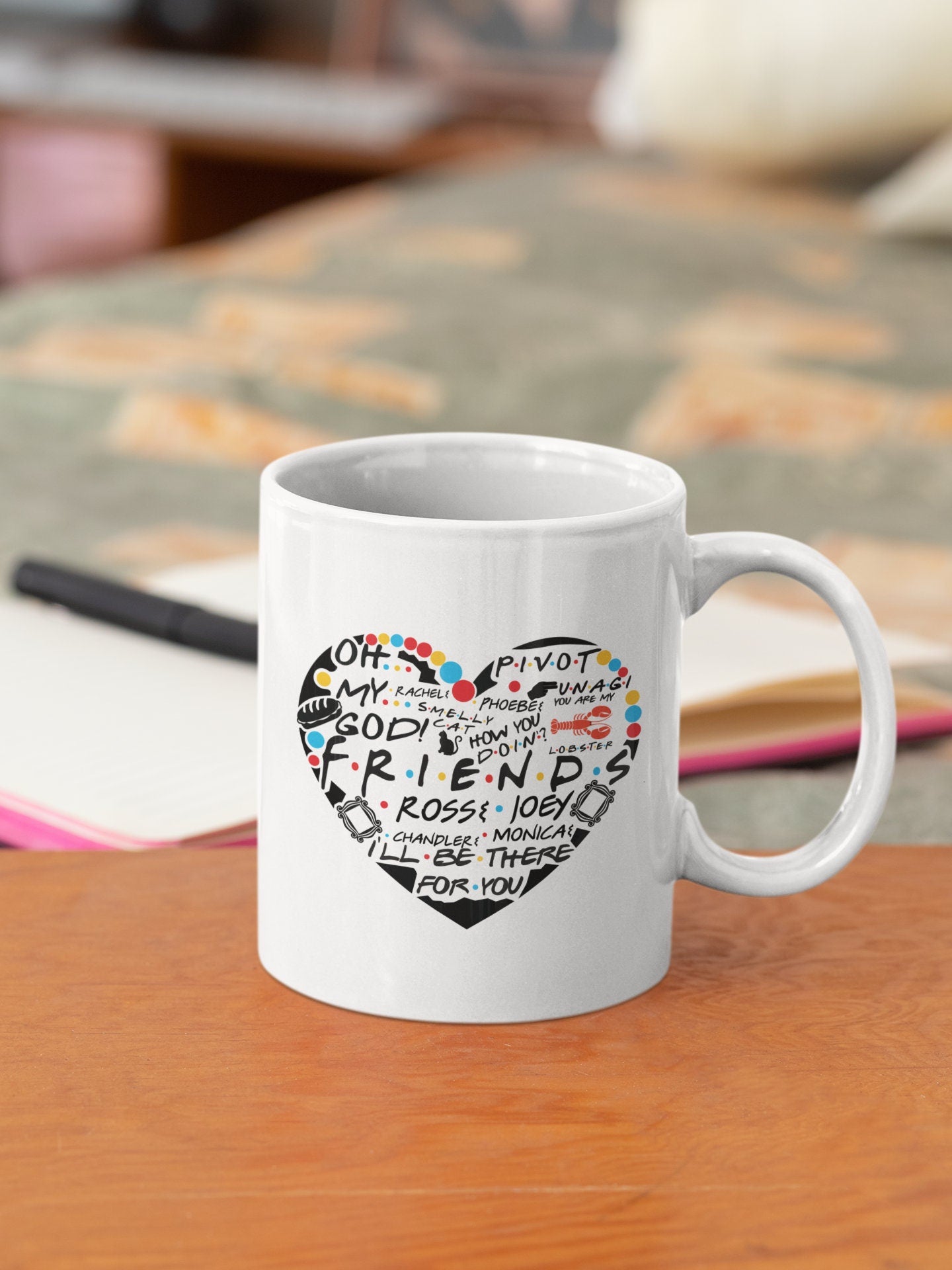 Heart Friends Mug 11oz OR 15oz