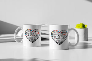 Heart Friends Mug 11oz OR 15oz