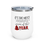 It's the most Wonderful Wine of the Year Wine Tumbler 12oz